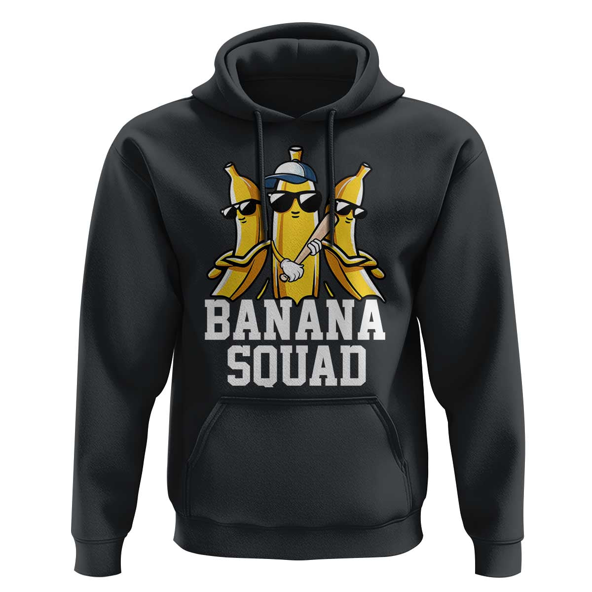 Funny Banana Squad Hoodie Baseball Bat Cute Halloween Costume - Wonder Print Shop