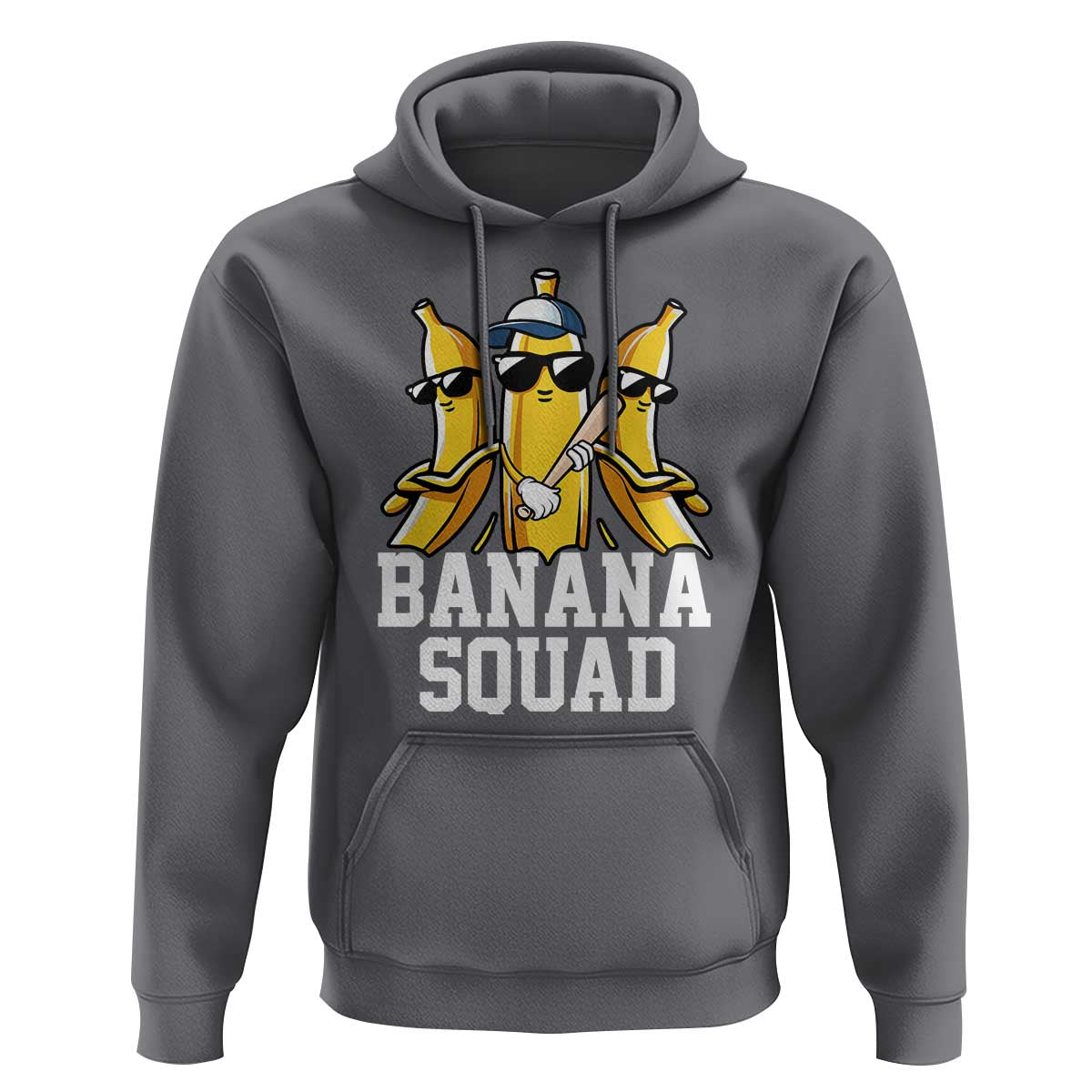 Funny Banana Squad Hoodie Baseball Bat Cute Halloween Costume - Wonder Print Shop