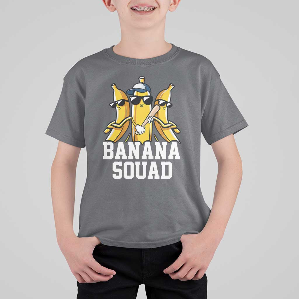 Funny Banana Squad T Shirt For Kid Baseball Bat Cute Halloween Costume - Wonder Print Shop
