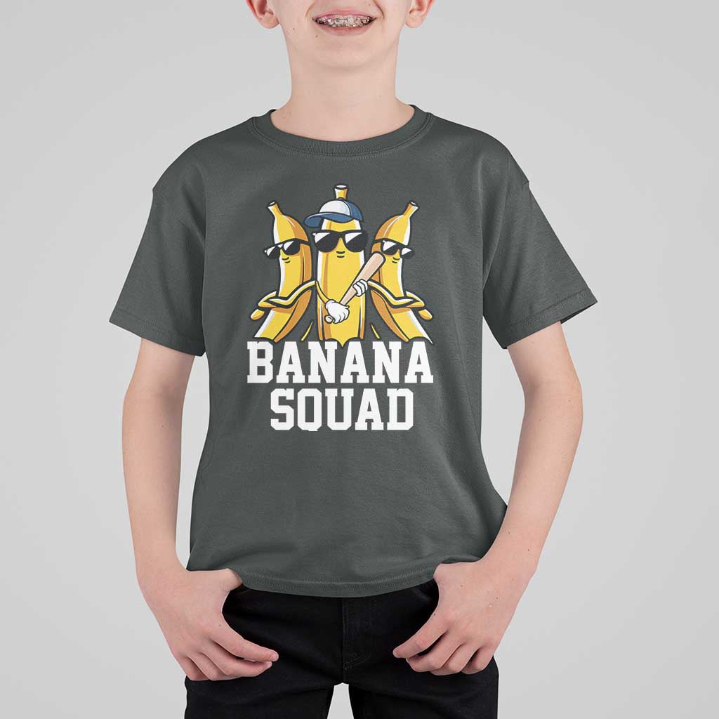 Funny Banana Squad T Shirt For Kid Baseball Bat Cute Halloween Costume - Wonder Print Shop