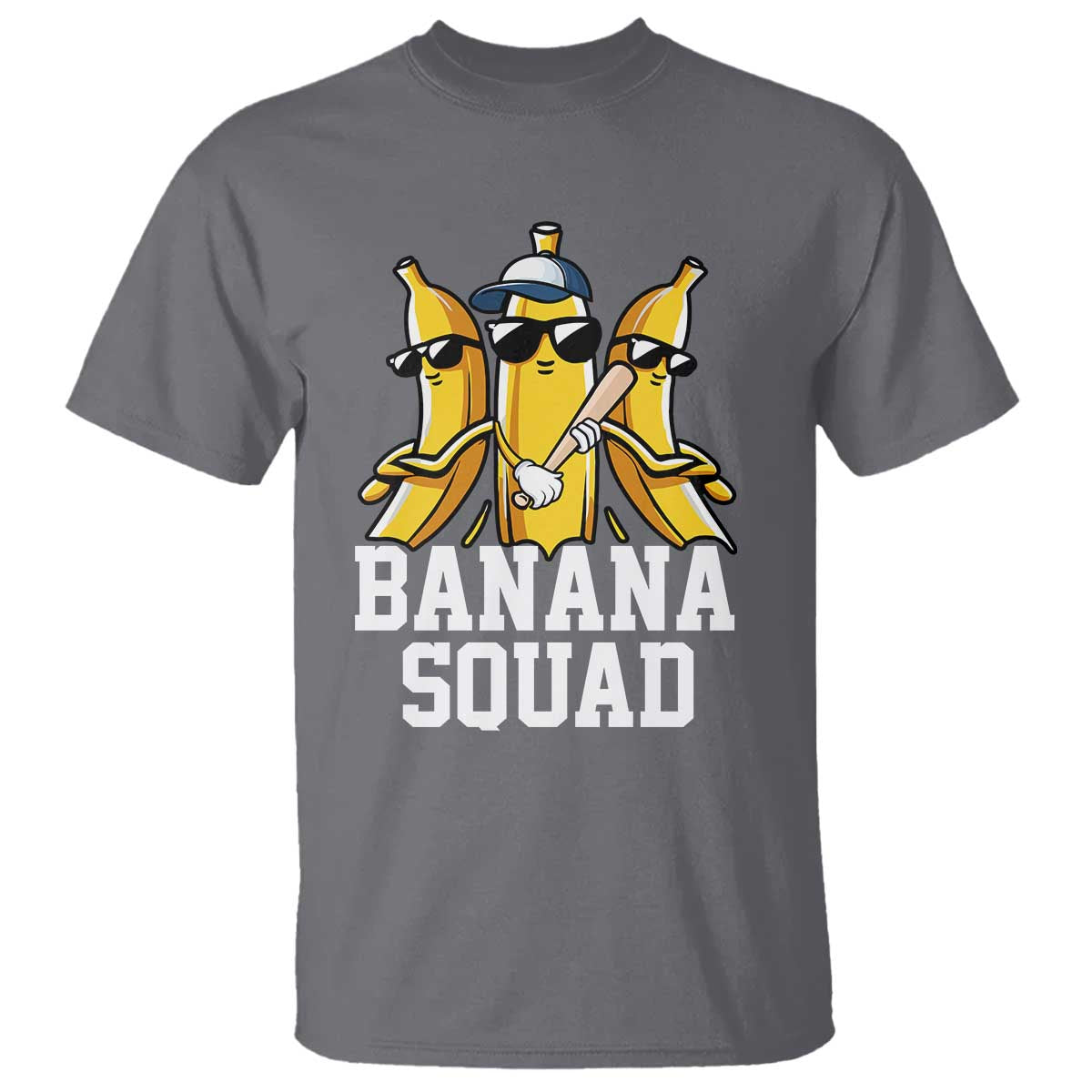 Funny Banana Squad T Shirt Baseball Bat Cute Halloween Costume - Wonder Print Shop