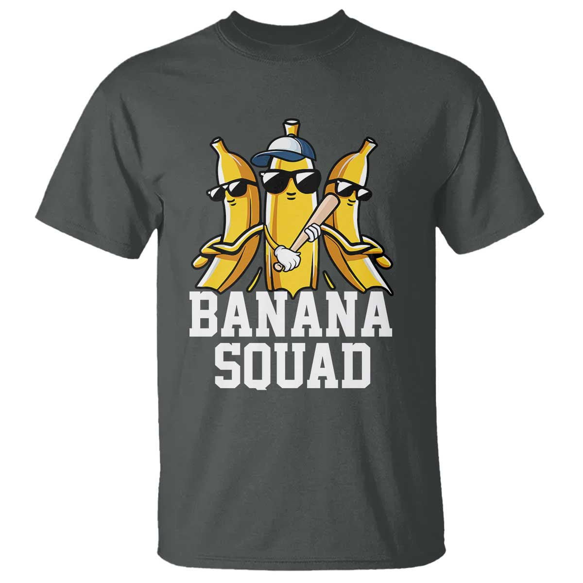Funny Banana Squad T Shirt Baseball Bat Cute Halloween Costume - Wonder Print Shop