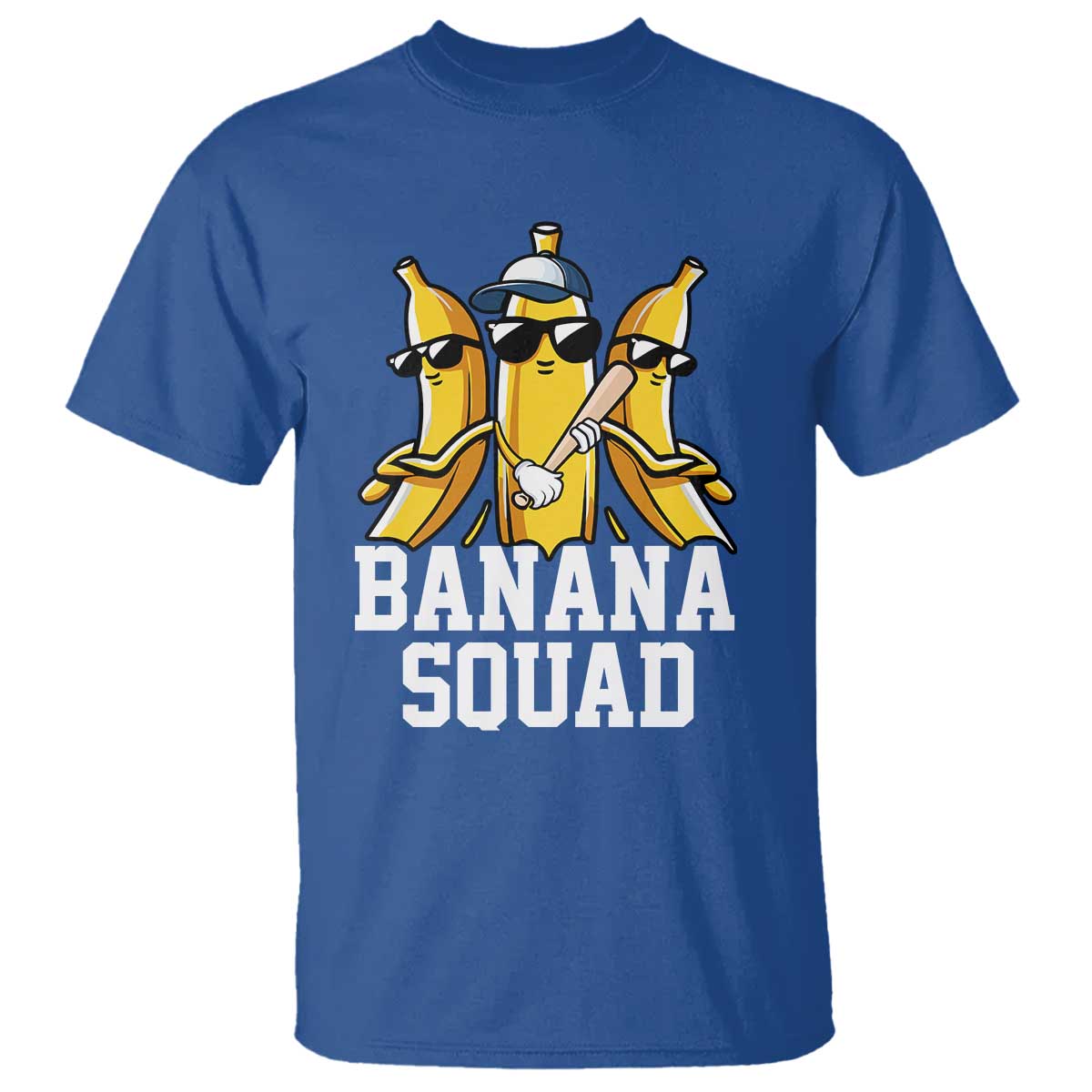 Funny Banana Squad T Shirt Baseball Bat Cute Halloween Costume - Wonder Print Shop