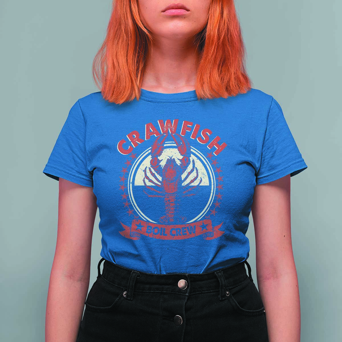 Funny Crawfish Boil Crew T Shirt For Women Cajun Seafood Boil Lover Party - Wonder Print Shop