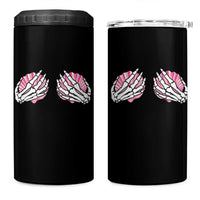 Funny Skeleton Hands Seashell Bikini Halloween Beach 4 in 1 Can Cooler Tumbler - Wonder Print Shop