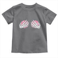 Funny Skeleton Hands Seashell Bikini Halloween Beach Toddler T Shirt - Wonder Print Shop