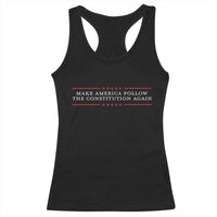 Funny Make America Follow The Constitution Again Racerback Tank Top - Wonder Print Shop