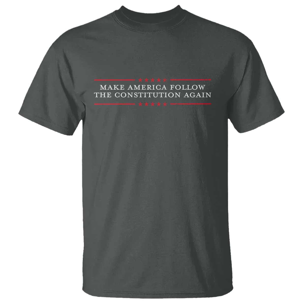 Funny Make America Follow The Constitution Again T Shirt - Wonder Print Shop