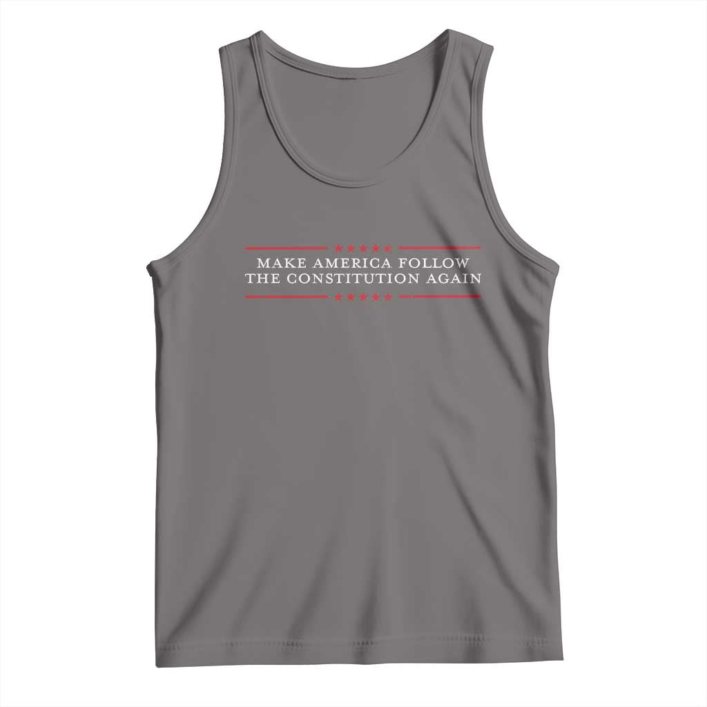 Funny Make America Follow The Constitution Again Tank Top - Wonder Print Shop
