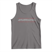 Funny Make America Follow The Constitution Again Tank Top - Wonder Print Shop