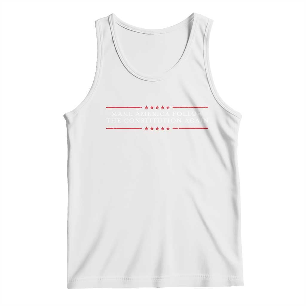 Funny Make America Follow The Constitution Again Tank Top - Wonder Print Shop