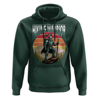 Funny Mountain Hikers Hoodie The Hiking Warrior Retro Forest Sunset - Wonder Print Shop