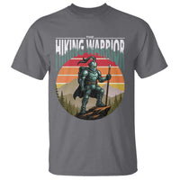 Funny Mountain Hikers T Shirt The Hiking Warrior Retro Forest Sunset - Wonder Print Shop