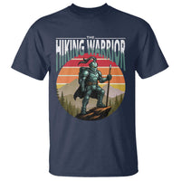 Funny Mountain Hikers T Shirt The Hiking Warrior Retro Forest Sunset - Wonder Print Shop