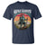 Funny Mountain Hikers T Shirt The Hiking Warrior Retro Forest Sunset - Wonder Print Shop