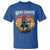 Funny Mountain Hikers T Shirt The Hiking Warrior Retro Forest Sunset - Wonder Print Shop