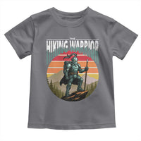 Funny Mountain Hikers Toddler T Shirt The Hiking Warrior Retro Forest Sunset - Wonder Print Shop