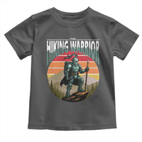 Funny Mountain Hikers Toddler T Shirt The Hiking Warrior Retro Forest Sunset - Wonder Print Shop
