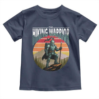 Funny Mountain Hikers Toddler T Shirt The Hiking Warrior Retro Forest Sunset - Wonder Print Shop