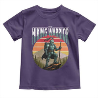 Funny Mountain Hikers Toddler T Shirt The Hiking Warrior Retro Forest Sunset - Wonder Print Shop