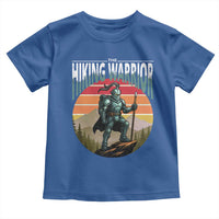 Funny Mountain Hikers Toddler T Shirt The Hiking Warrior Retro Forest Sunset - Wonder Print Shop
