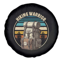 Funny Hiking Warrior Retro Backpack Nature Adventure Spare Tire Cover - Wonder Print Shop
