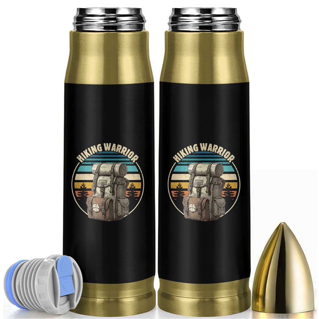 Funny Hiking Warrior Retro Backpack Nature Adventure Bullet Tumbler - Wonder Print Shop
