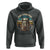 Funny Hiking Warrior Retro Backpack Nature Adventure Hoodie - Wonder Print Shop