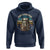 Funny Hiking Warrior Retro Backpack Nature Adventure Hoodie - Wonder Print Shop
