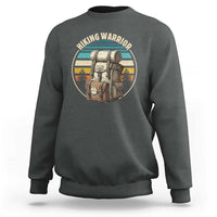 Funny Hiking Warrior Retro Backpack Nature Adventure Sweatshirt - Wonder Print Shop