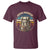 Funny Hiking Warrior Retro Backpack Nature Adventure T Shirt - Wonder Print Shop