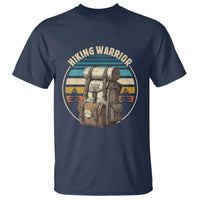 Funny Hiking Warrior Retro Backpack Nature Adventure T Shirt - Wonder Print Shop