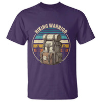 Funny Hiking Warrior Retro Backpack Nature Adventure T Shirt - Wonder Print Shop
