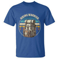 Funny Hiking Warrior Retro Backpack Nature Adventure T Shirt - Wonder Print Shop