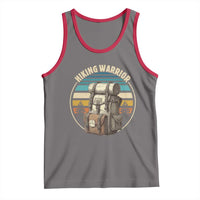 Funny Hiking Warrior Retro Backpack Nature Adventure Tank Top - Wonder Print Shop