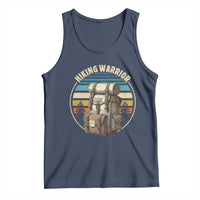 Funny Hiking Warrior Retro Backpack Nature Adventure Tank Top - Wonder Print Shop