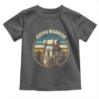 Funny Hiking Warrior Retro Backpack Nature Adventure Toddler T Shirt - Wonder Print Shop