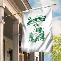 Funny Gardening Because Murder Is Wrong Garden Flag Plant Lady - Wonder Print Shop