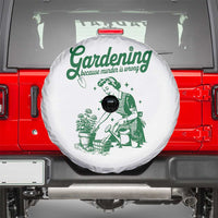 Funny Gardening Because Murder Is Wrong Spare Tire Cover Plant Lady - Wonder Print Shop