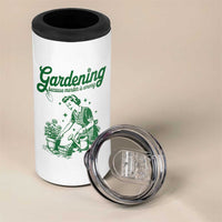 Funny Gardening Because Murder Is Wrong 4 in 1 Can Cooler Tumbler Plant Lady - Wonder Print Shop
