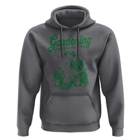 Funny Gardening Because Murder Is Wrong Hoodie Plant Lady - Wonder Print Shop