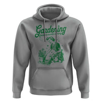 Funny Gardening Because Murder Is Wrong Hoodie Plant Lady - Wonder Print Shop