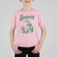 Funny Gardening Because Murder Is Wrong T Shirt For Kid Plant Lady - Wonder Print Shop