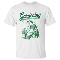 Funny Gardening Because Murder Is Wrong T Shirt Plant Lady - Wonder Print Shop
