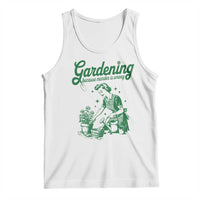 Funny Gardening Because Murder Is Wrong Tank Top Plant Lady - Wonder Print Shop
