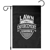 Funny The Lawn Enforcement Officer Garden Flag Gardening Lawn Mower Father's Day - Wonder Print Shop
