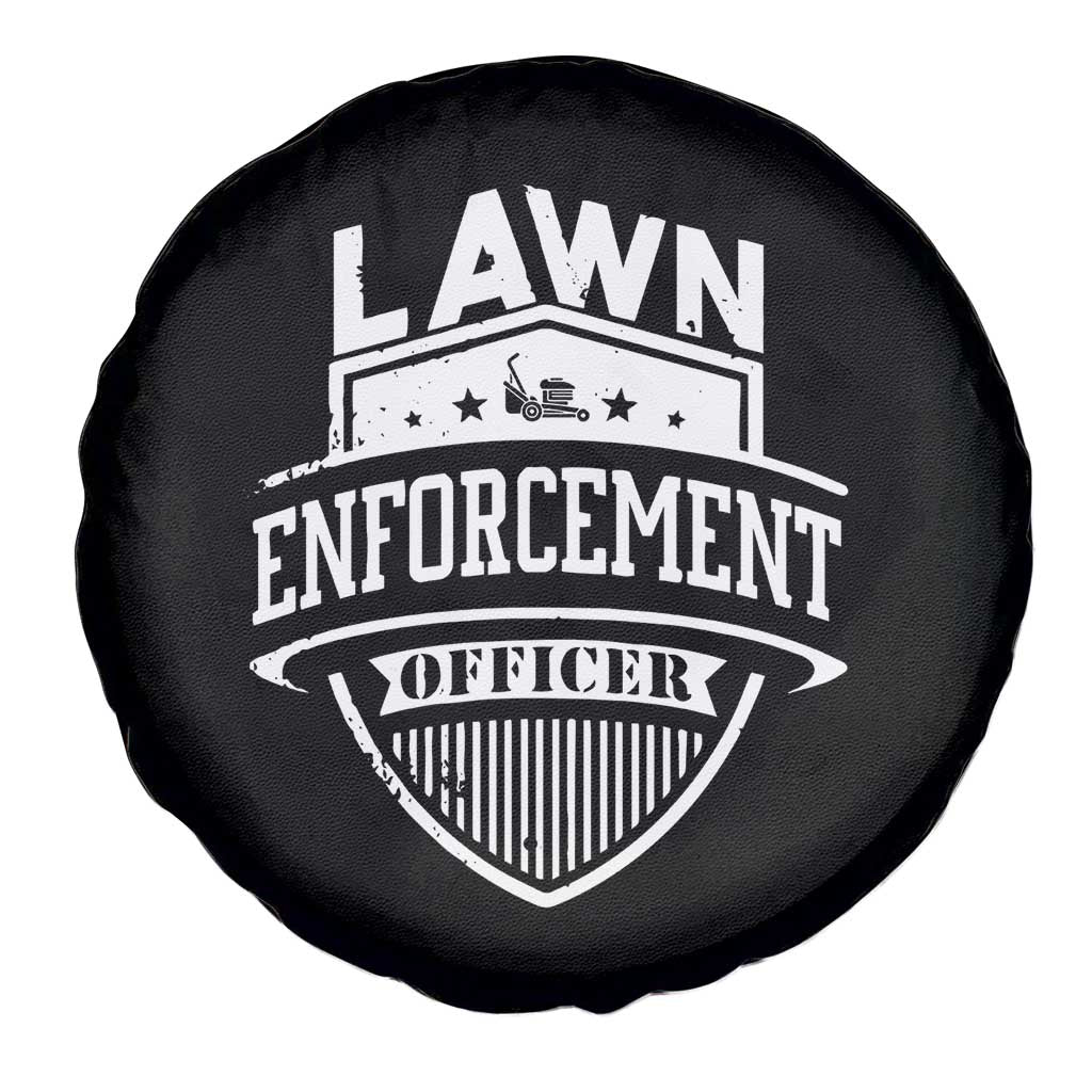Funny The Lawn Enforcement Officer Spare Tire Cover Gardening Lawn Mower Father's Day - Wonder Print Shop