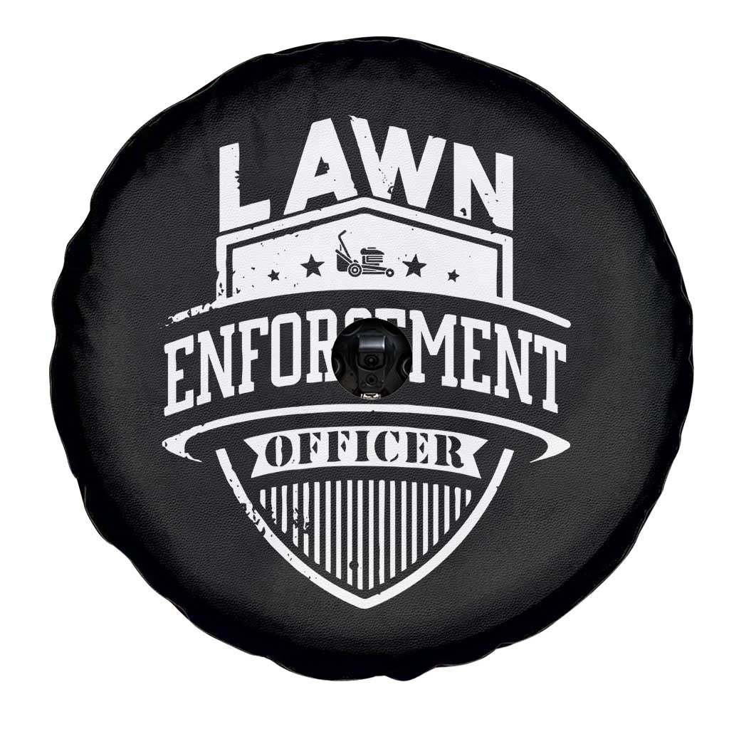 Funny The Lawn Enforcement Officer Spare Tire Cover Gardening Lawn Mower Father's Day - Wonder Print Shop