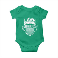 Funny The Lawn Enforcement Officer Baby Onesie Gardening Lawn Mower Father's Day - Wonder Print Shop