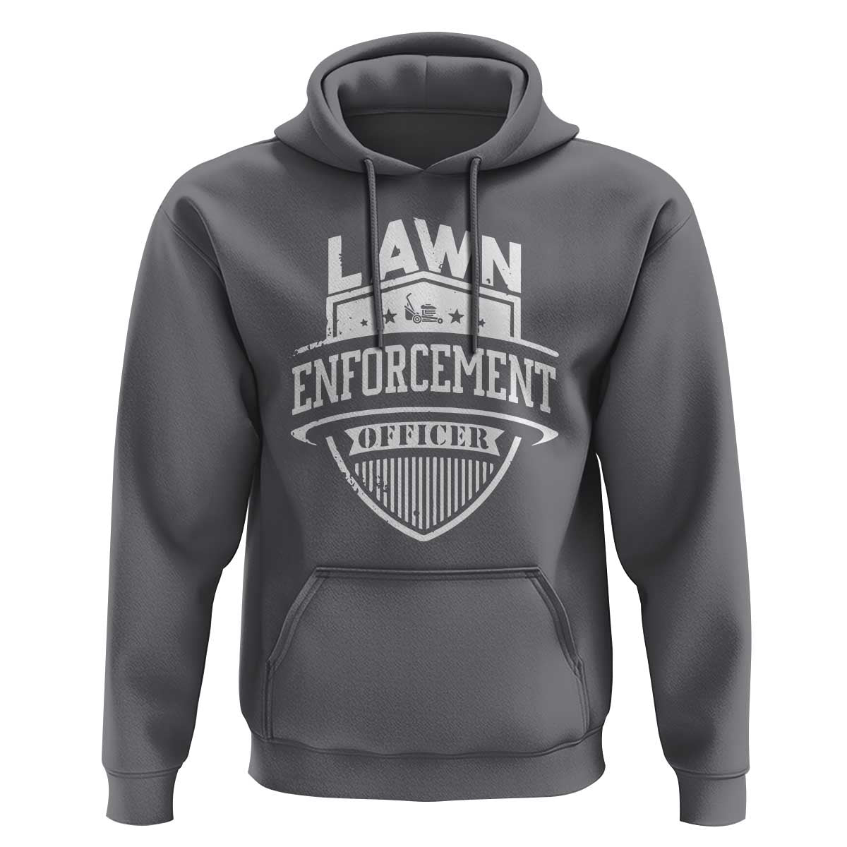 Funny The Lawn Enforcement Officer Hoodie Gardening Lawn Mower Father's Day - Wonder Print Shop